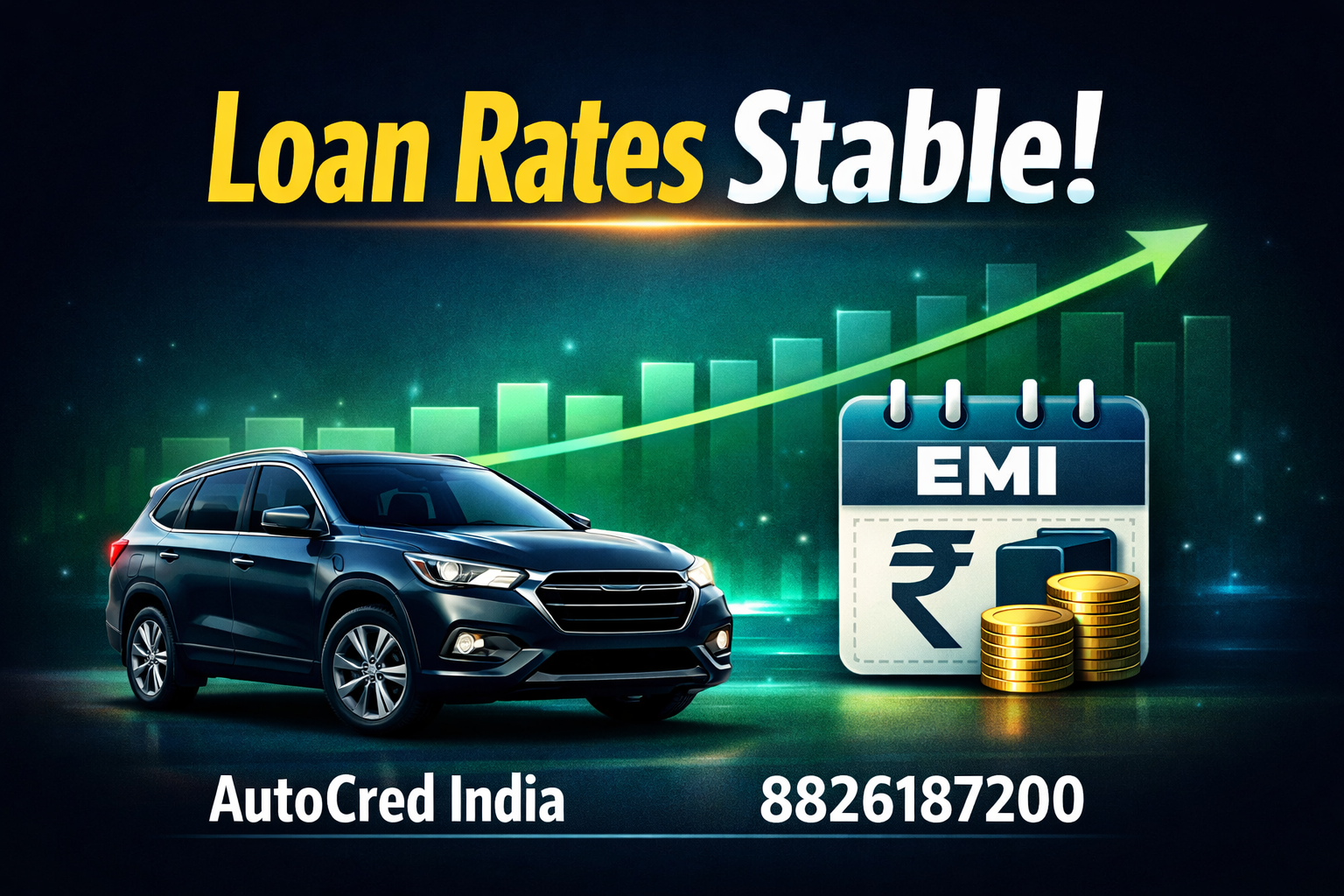 car loan interest rates stable india 2026 emi impact