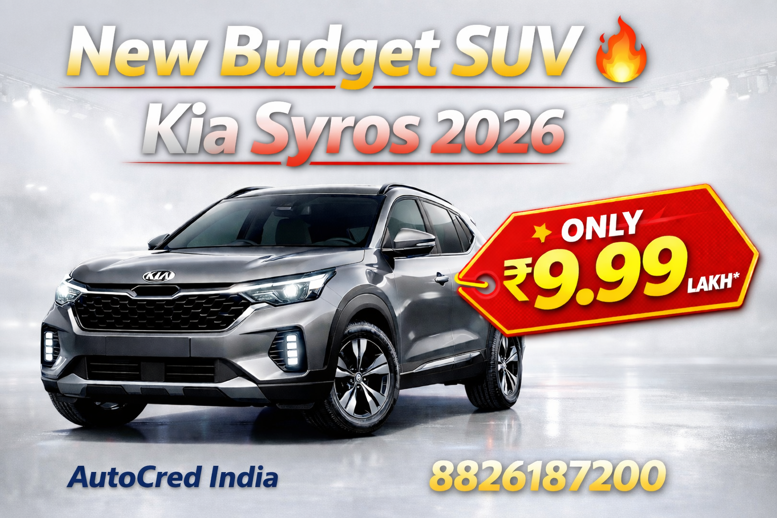 kia syros 2026 launched price features india