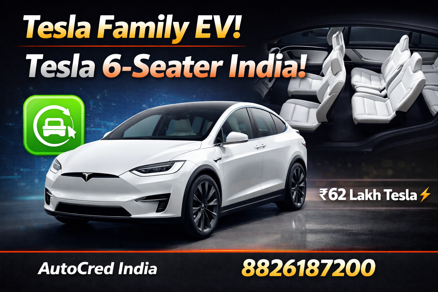 tesla model y l 6 seater india price range 2026