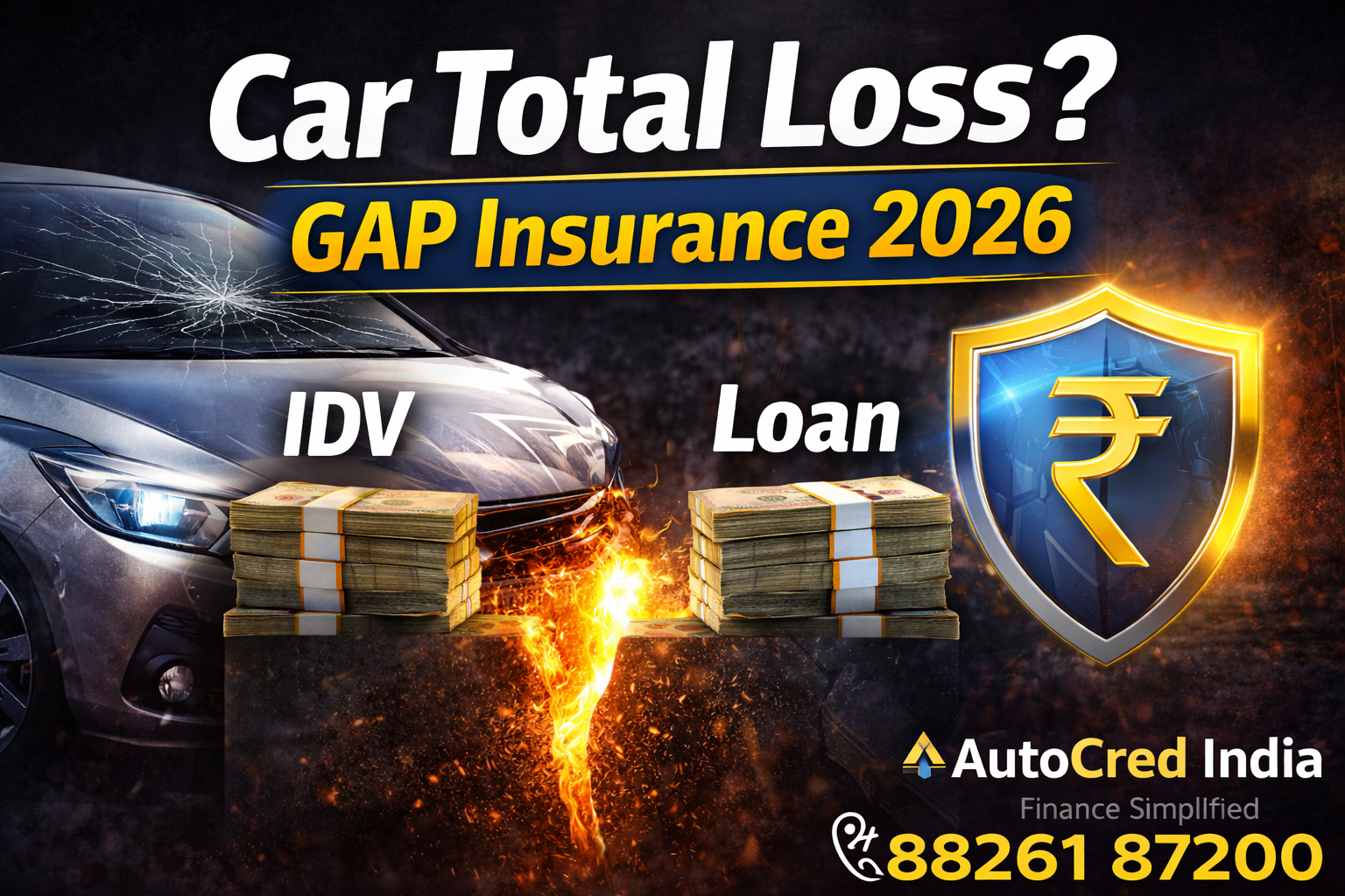 GAP insurance with car loan explained India 2026