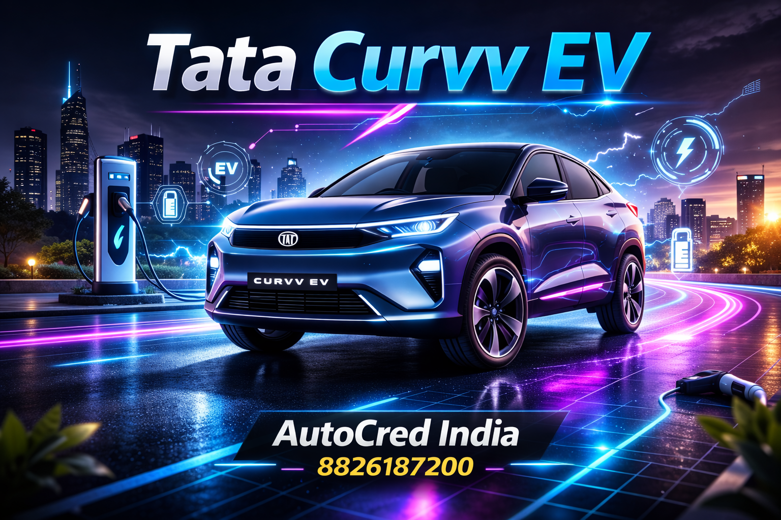 Tata Curvv EV coupe SUV design features range India