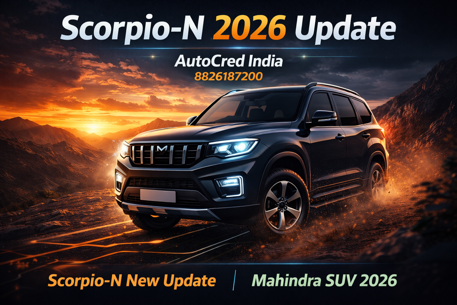 Mahindra Scorpio N 2026 SUV with updated design and technology features