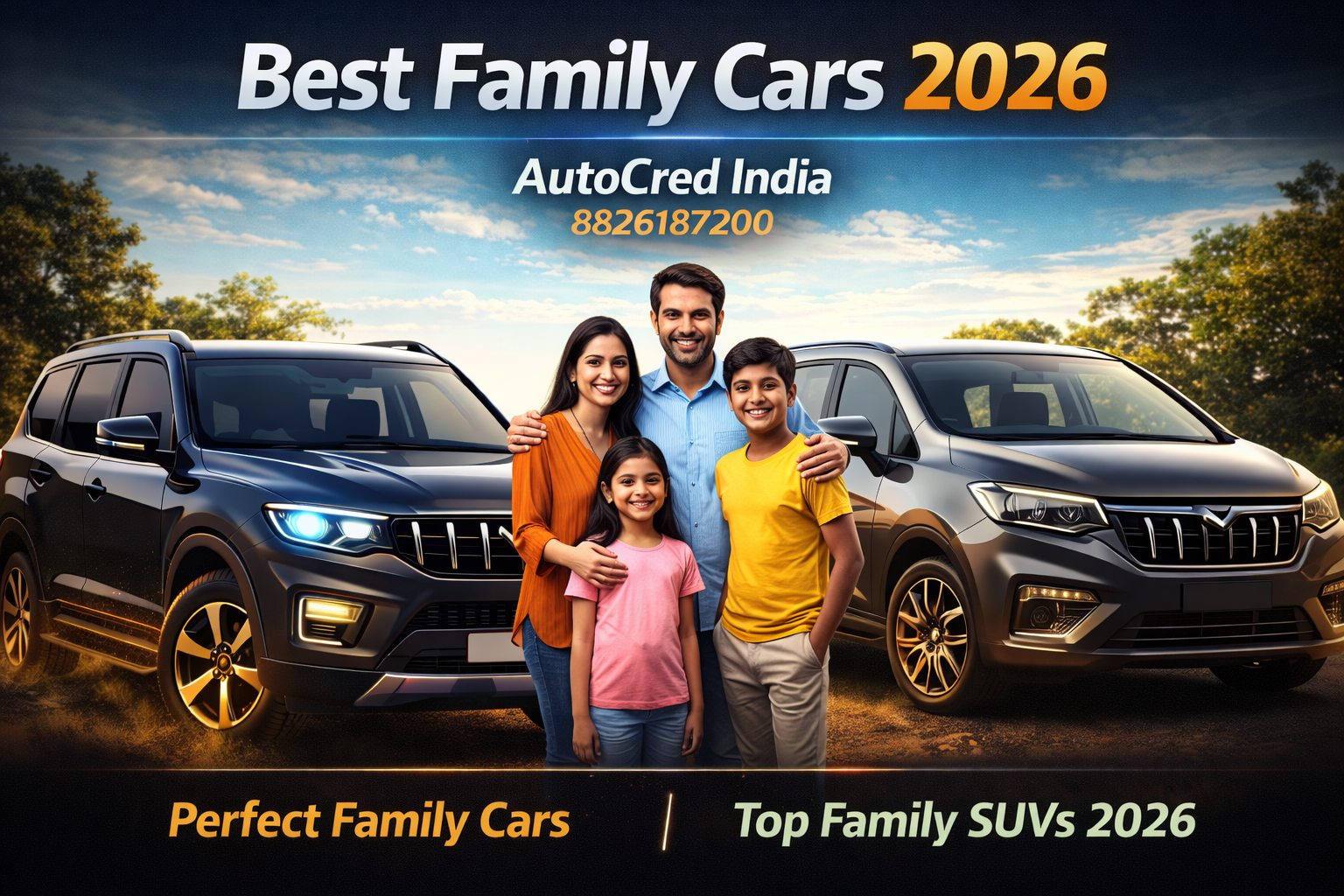 Best family cars in India 2026 with safety and space features