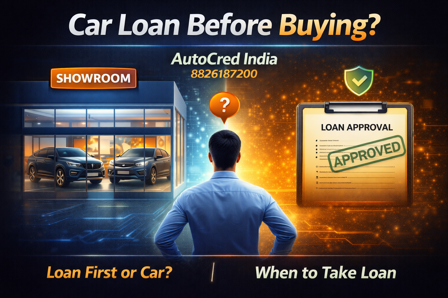Should you apply for a car loan before choosing a car in India