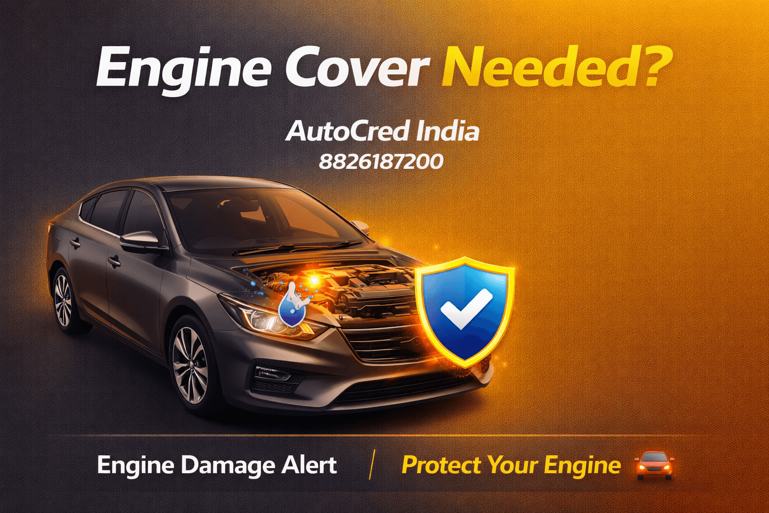 Engine protection cover benefits car insurance India AutoCred guide