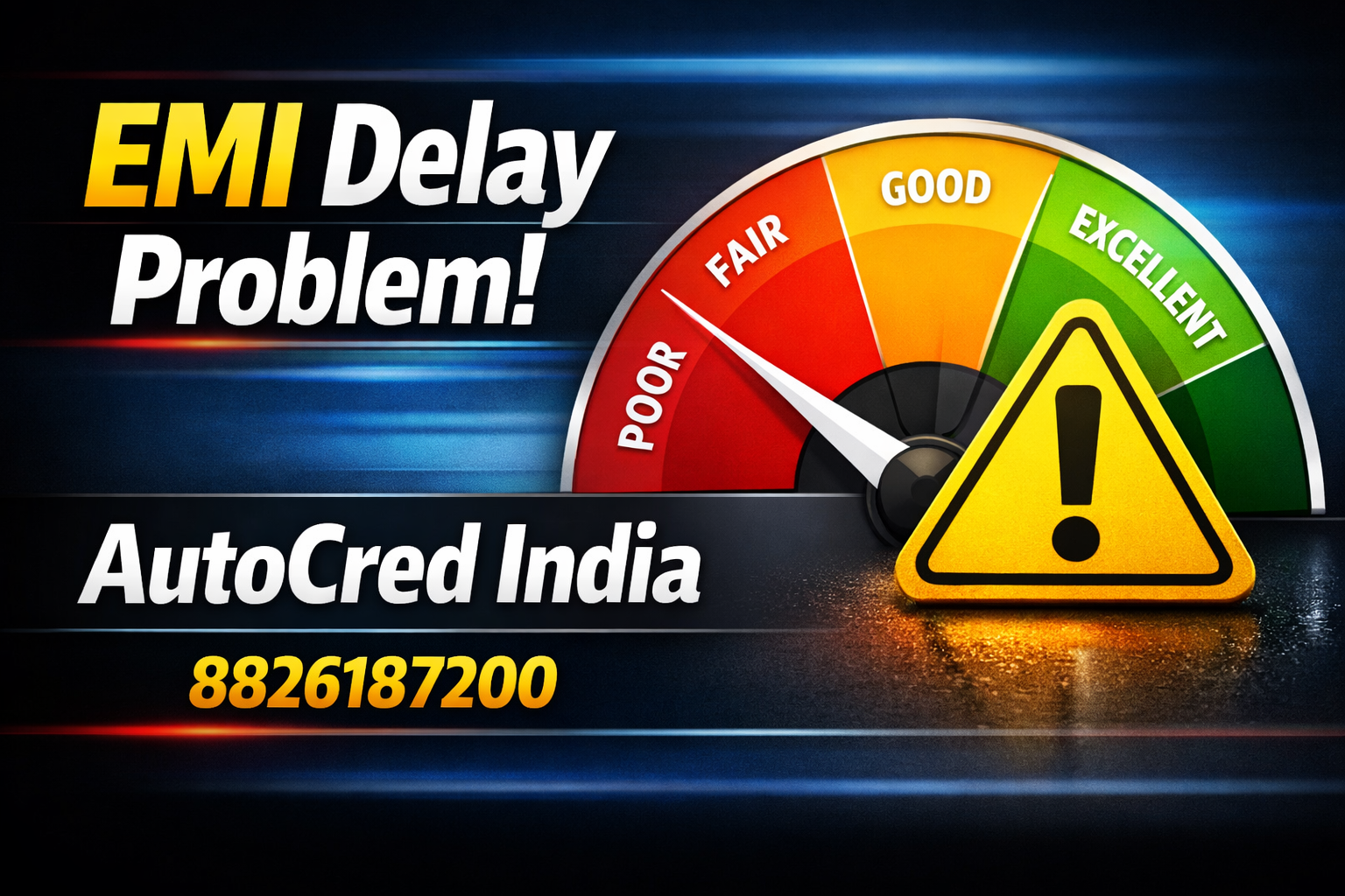 credit score rules change india emi delay impact car loan