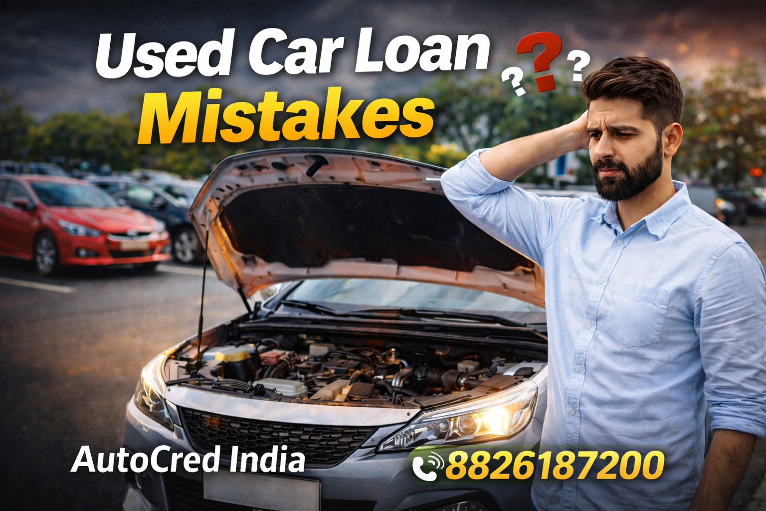 mistakes to avoid used car loan india 2026