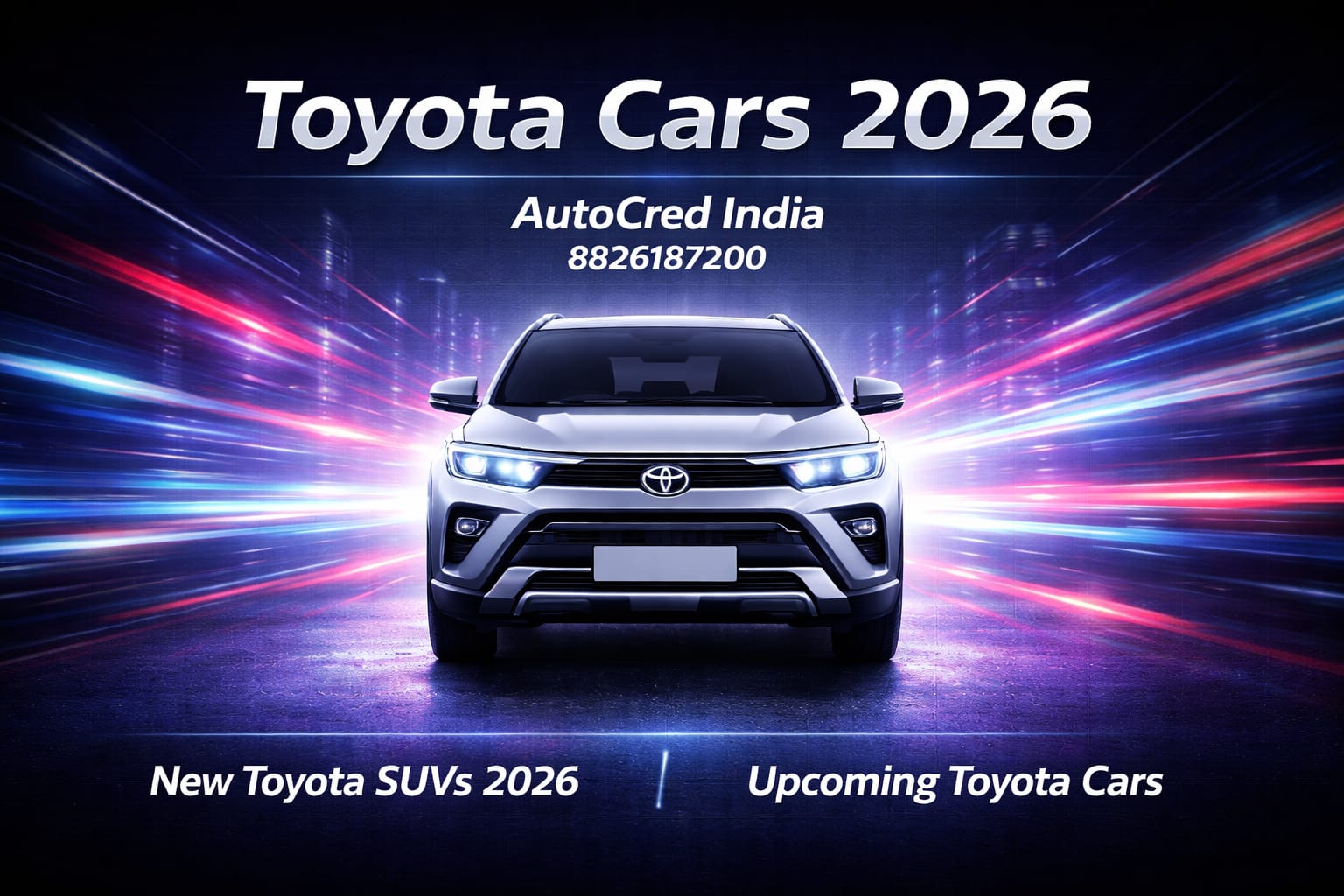 Upcoming Toyota SUVs and electric cars launching in India in 2026