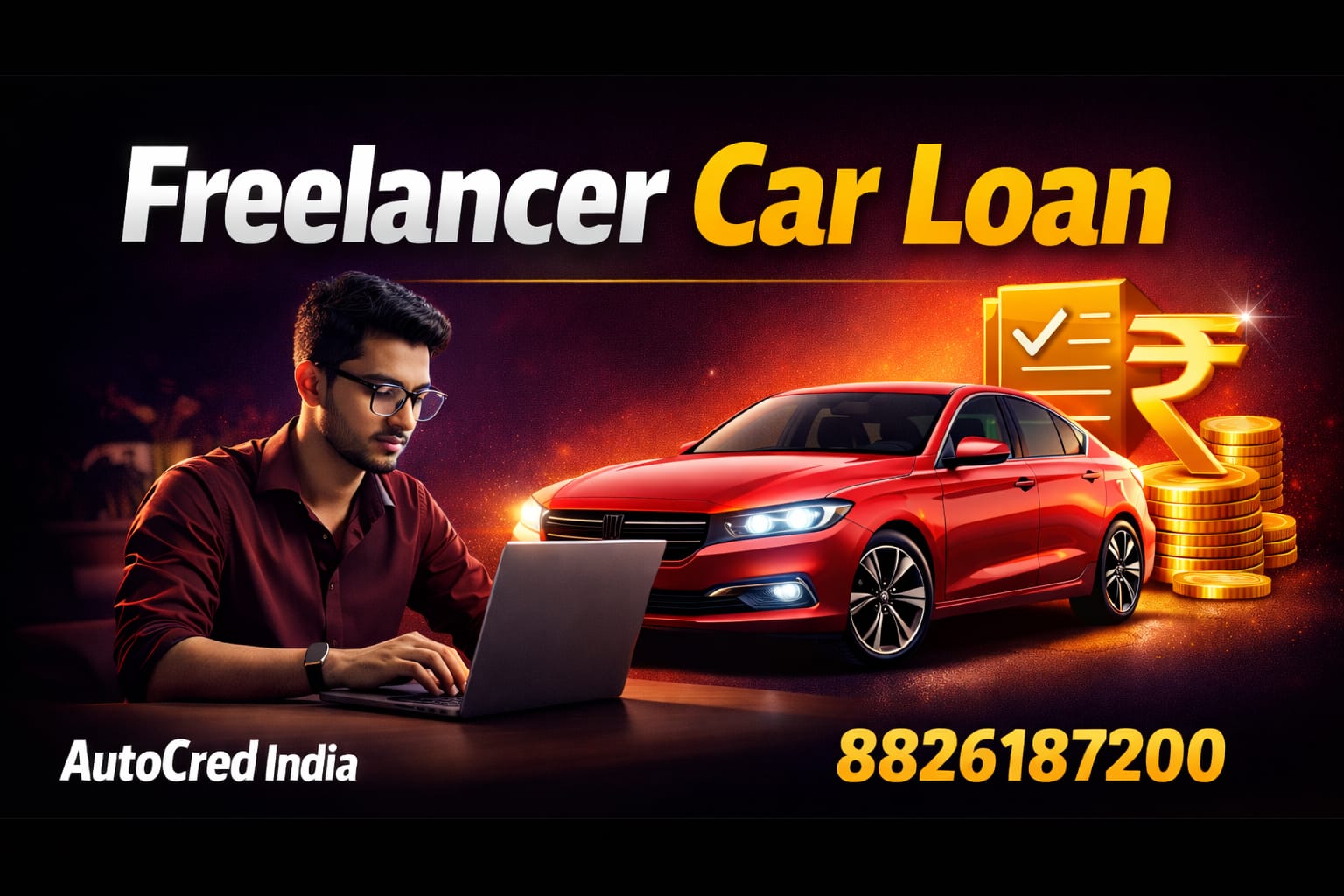 car loan for freelancers gig workers india 2026